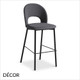 Origins 1971 - Dixie Bar Stool in Designer Fabrics & Eco Leathers with Metal Legs - Made for You - Décor for Business