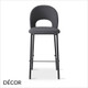 Origins 1971 - Dixie Bar Stool in Designer Fabrics & Eco Leathers with Metal Legs - Made for You - Décor for Business