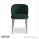 Bold Dining Chair Dining Chair with a Round or Square Seat