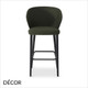 Origins 1971 - Ellis Bar Stool with Tapered Wooden Legs in Designer Fabrics & Eco Leathers, Bar & Counter Heights - Made for You - Décor for Home & Business