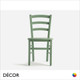 1 A  1 Palma Neo Classic - Bistro Venezia Dining Chair with a Wooden Seat and Frame in a Choice of Coloured and Natural Wood Stains - Décor for Business