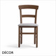 111 Palma Neo Classic - Bistro Roma Dining Chair with a Seat Pad in Designer Colours from the Surround Eco Leather Collection - Décor for Business