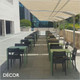 1 A Sai Stackable Outdoor Dining Chair, Technopolymer - In Designer Colours & Neutral Tones - Décor for Business