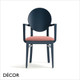 1 A  2 Palma - Woody Dining Chair with Armrests in Designer Fabrics & Classic Eco Leathers - Made for You - Décor for Business