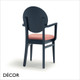 1 A  2 Palma - Woody Dining Chair with Armrests in Designer Fabrics & Classic Eco Leathers - Made for You - Décor for Business