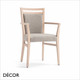 1 A  2 Palma - Suri Soft Dining Chair with Armrests in Designer Fabrics & Classic Eco Leathers - Made for You - Décor for Business