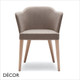 Trueman Dining Chair with an Exquisitely Shaped Wrap-Around Backrest in Designer Fabrics & Eco Leathers - Made for You - Décor for Home Trueman Dining Chair with an Exquisitely Shaped Wrap-Around Backrest in Designer Fabrics & Eco Leathers - Made for You - Décor for Home