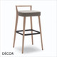 1A1 Metro Bar Stool with an Upholstered Box Seat in Designer Fabrics & Eco Leathers, Bar & Counter Heights - Made for You - Décor for Home & Business