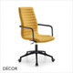 Star High-Back Executive Desk Chair in Designer Fabrics & Eco Leathers - Made for You - Décor for Home & Business