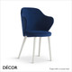 Page Dining Chair with a Round or Square Seat in Designer Fabrics & Classic Eco Leathers - Made for You - Décor for Home