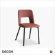 Uma Dining Chair with Metal Legs - In Designer Fabrics & Classic Eco Leathers - Made for You - Décor for Business