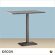 1A1 Quadra Rectangular Poseur Table Base - With Rectangular 30mm Thick Laminate Tops in a Range of Sizes & Finishes - Décor for Business 1A1 Quadra Rectangular Poseur Table Base - With Rectangular 30mm Thick Laminate Tops in a Range of Sizes & Finishes - Décor for Business