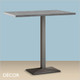 1A1 Quadra Rectangular Poseur Table Base - With Rectangular 30mm Thick Laminate Tops in a Range of Sizes & Finishes - Décor for Business 1A1 Quadra Rectangular Poseur Table Base - With Rectangular 30mm Thick Laminate Tops in a Range of Sizes & Finishes - Décor for Business