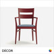 1 A  2 Palma - Silla Dining Chair with Armrests in Designer Fabrics & Classic Eco Leathers - Made for You - Décor for Business