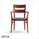 1 A  2 Palma - Silla Dining Chair with Armrests in Designer Fabrics & Classic Eco Leathers - Made for You - Décor for Business