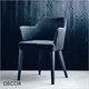 Oscar Dining Chair with Armrests in Designer Fabrics & Classic Eco Leathers - Made for You - Décor for Business