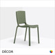 1 Pedrali - Tatami Stackable Dining Chair, Polypropylene - In Designer Colours & Neutral Tones - Décor for Business