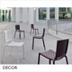 1 Pedrali - Tatami Stackable Dining Chair, Polypropylene - In Designer Colours & Neutral Tones - Décor for Business