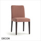 1 A  1 Palma - Miss Dining Chair in Designer Fabrics & Classic Eco Leathers with Tapered Wooden Legs - Made for You - Décor for Business