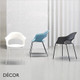 1 A 1 Lady B Dining Chair with a Coated-Frame - In Designer Colours & Neutral Tones - Décor for Business 1 A 1 Lady B Dining Chair with a Coated-Frame - In Designer Colours & Neutral Tones - Décor for Business
