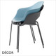 1 A 1 Lady B Dining Chair with a Coated-Frame - In Designer Colours & Neutral Tones - Décor for Business 1 A 1 Lady B Dining Chair with a Coated-Frame - In Designer Colours & Neutral Tones - Décor for Business