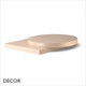 A1 Pedrali - Bleached Oak Laminate Table Top, 30mm Thick - Square, Round & Rectangular - Décor for Business
