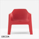 Plus Air Lounge Chair with Armrests & Optional Cushion by Pedrali - Polypropylene - In Designer Colours & Neutral Tones - Décor for Business Plus Air Lounge Chair with Armrests & Optional Cushion by Pedrali - Polypropylene - In Designer Colours & Neutral Tones - Décor for Business