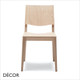 Maxim Dining Chair with a Wooden Seat