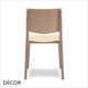 Maxim Dining Chair with a Wooden Seat