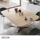 1A1 Link Dining Table Featuring a 120cm Rounded Square Top that Extends to 180cm - In Designer Wood Veneers & Marble Effect Crystal Ceramics - Décor for Home