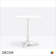 11A1 Bistrot Dining Table Base, Medium - Add a Round Compact Laminate Tops in a Range of Sizes & Finishes - Décor for Business