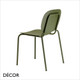 11A1 Si-Si Stackable Indoor & Outdoor Dining Chair, Coated Steel - In Designer Colours & Neutral Tones - Décor for Business