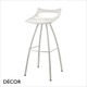 1A1 Diablito Bar Stool, Coated Steel, Bar & Counter Height - In Designer Colours & Neutral Tones - Décor for Home & Business 1A1 Diablito Bar Stool, Coated Steel, Bar & Counter Height - In Designer Colours & Neutral Tones - Décor for Home & Business
