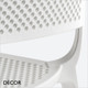 1 A  Pedrali - Dome Stackable Dining Chair Perforated, Polypropylene - In Designer Colours & Neutral Tones - Décor for Home & Business