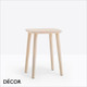 1A1 Pedrali - Babila Low Stool, Solid Ash - In Designer Colours & Neutral Tones - Décor for Home & Business