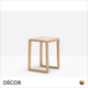 Pedrali - Brera Low Stool, Oak - Décor for Home & Business