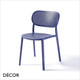 1 Nuta Stackable Dining Chair, Technopolymer - In Designer Colours & Neutral Tones - Décor for Business 1 Nuta Stackable Dining Chair, Technopolymer - In Designer Colours & Neutral Tones - Décor for Business
