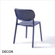 1 Nuta Stackable Dining Chair, Technopolymer - In Designer Colours & Neutral Tones - Décor for Business 1 Nuta Stackable Dining Chair, Technopolymer - In Designer Colours & Neutral Tones - Décor for Business