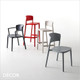 11 Abuela Stackable Bar Stool, Technopolymer, Bar & Counter Height - In Designer Colours & Neutral Tones - Décor for Business 11 Abuela Stackable Bar Stool, Technopolymer, Bar & Counter Height - In Designer Colours & Neutral Tones - Décor for Business