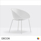 11 Pedrali - Gliss Dining Chair, Technopolymer - In Designer Colours & Neutral Tones - Décor for Business