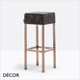 Pedrali - Cube Bar Stool, Bar & Counter Height - In Antique Brass, Antique Copper, Corten Steel & Chromed Steel - Décor for Home & Business