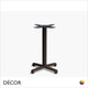 111 Cross Dining Table Base - In Powder Coated Steel, Indoor & Outdoor Use - Décor for Business