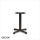 111 Cross Coffee Table Base - In Powder Coated Steel, Indoor & Outdoor Use - Décor for Business