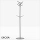 Pedrali - Flag Coat Stand with Bag Hooks - In Designer Colours - Décor for Home & Business