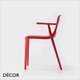 1A1 Isidora Stackable Dining Chair with Armrests, Technopolymer - In Designer Colours & Neutral Tones - Décor for Business