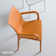 11A1 Iris Stackable Dining Chair with Armrests, Technopolymer - In Designer Colours & Neutral Tones - Décor for Business