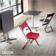 Compact Folding Dining Chair with an Aluminium Frame - In Designer Colours & Neutral Tones - Décor for Business