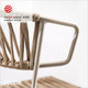 1A1 Lisa Filo Stackable Dining Chair with Armrests and a Nautical Rope Seat & Backrest, For Indoor and Outdoor Use  - In Designer Colours - Décor for Home & Business