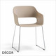 Pedrali - Babila Dining Chair with Armrests and a Sleigh Frame, Technopolymer - In Designer Colours & Neutral Tones - Décor for Business Pedrali - Babila Dining Chair with Armrests and a Sleigh Frame, Technopolymer - In Designer Colours & Neutral Tones - Décor for Business
