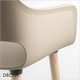 11A1 Pedrali - Babila Dining Chair with Armrests and Solid Ash Legs, Polypropylene - In Designer Colours & Neutral Tones - Décor for Business 11A1 Pedrali - Babila Dining Chair with Armrests and Solid Ash Legs, Polypropylene - In Designer Colours & Neutral Tones - Décor for Business